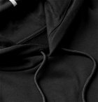 MCQ - Appliquéd Printed Loopback Cotton-Jersey Hoodie - Black