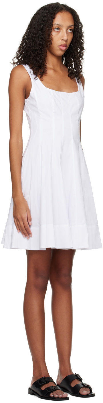 Staud White Wells Minidress Staud