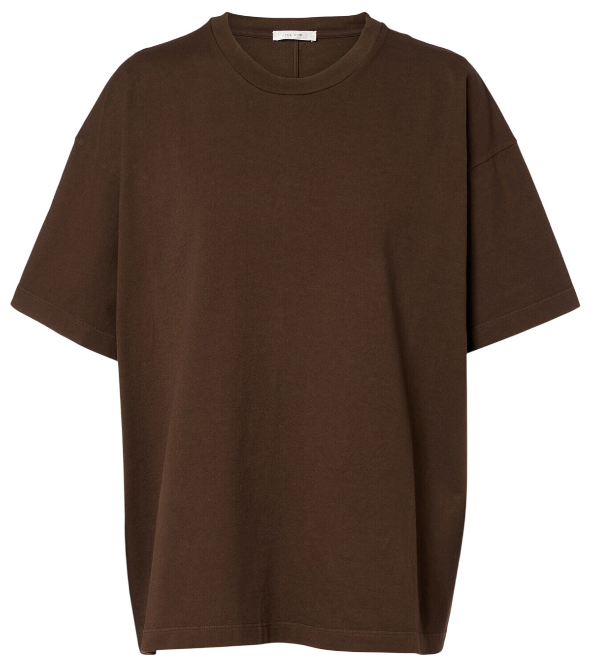 THE ROW オーバーサイズ ウールシャツ ブラウン Caroline Caroline