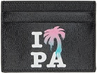 Palm Angels Black 'I Love PA' Card Holder