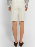 Loro Piana - Stretch-Cotton Bermuda Shorts - Neutrals