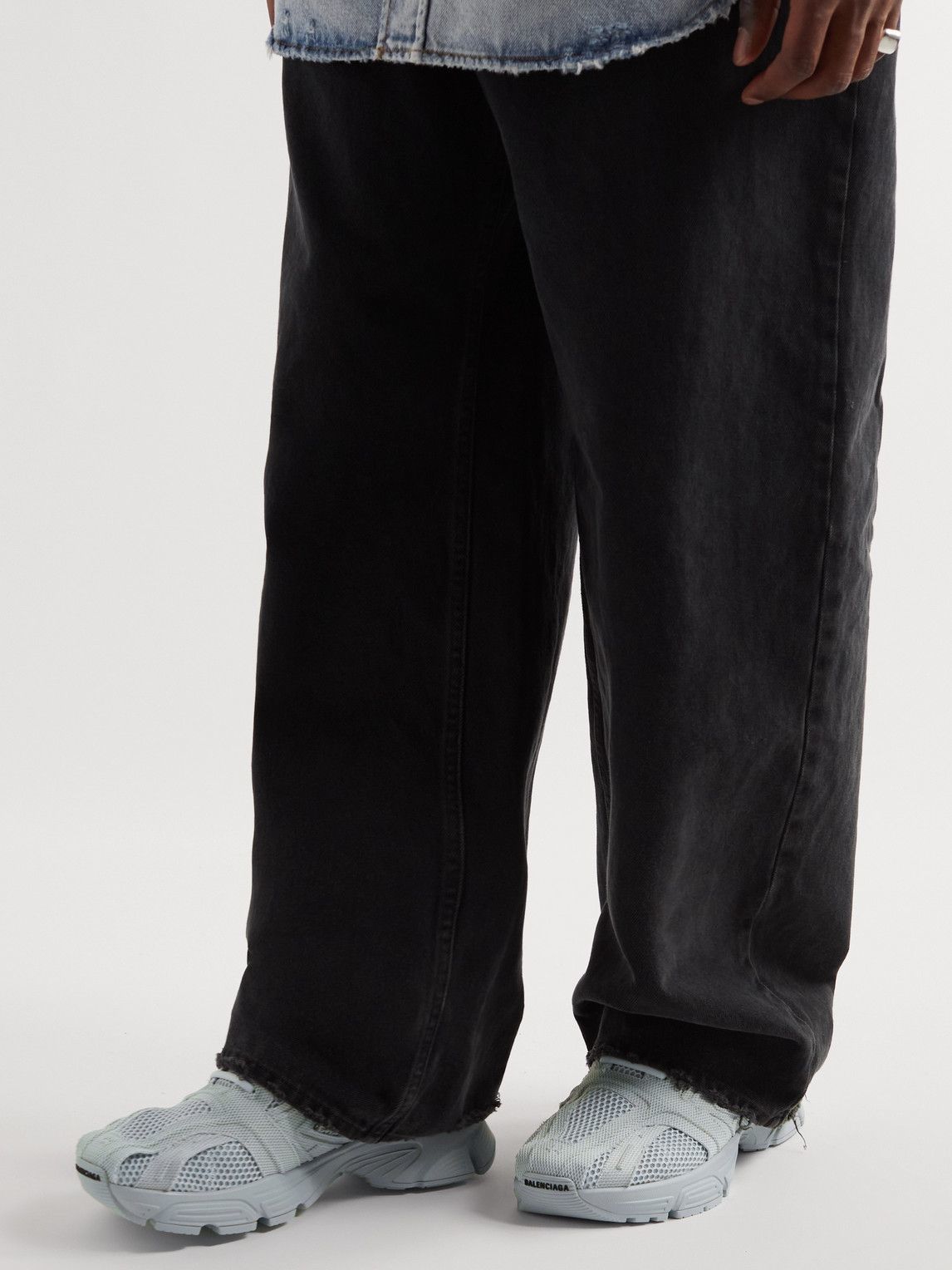 Balenciaga - Phantom Mesh Sneakers - Blue