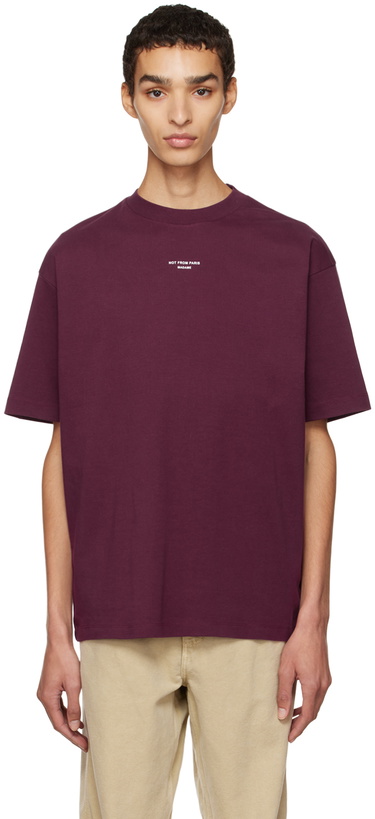 Photo: Drôle De Monsieur Purple 'Le T-Shirt Classique NFPM' T-Shirt