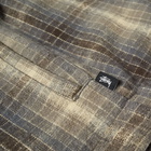 Stussy Heavy Brush Plaid Zip Shirt