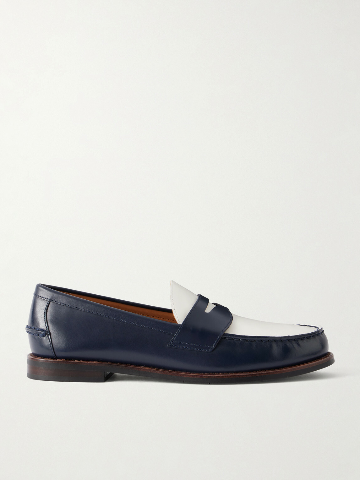 Polo Ralph Lauren - Alston Leather Penny Loafers - Blue