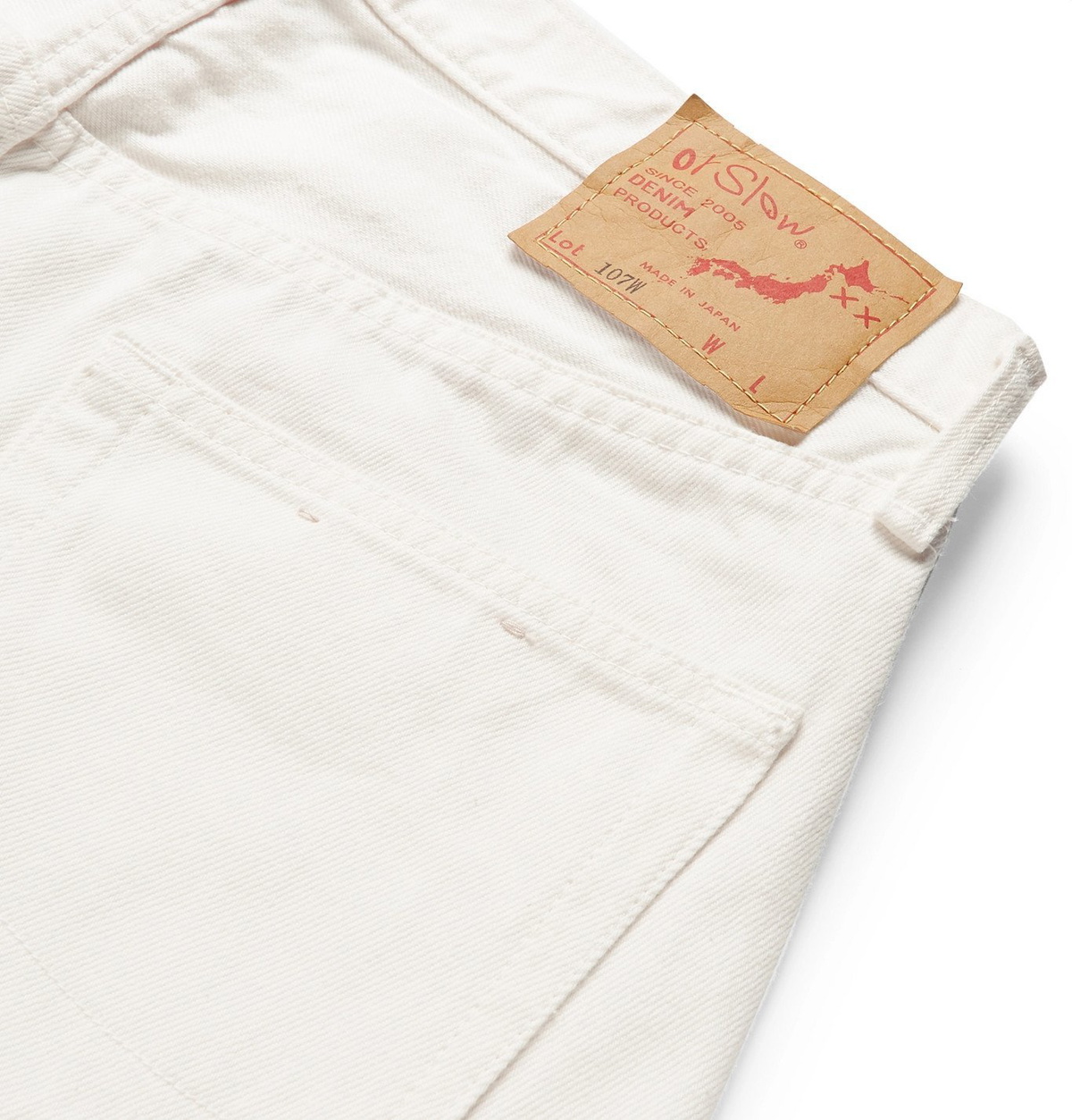 OrSlow - 107 Slim-Fit Denim Jeans - White orSlow