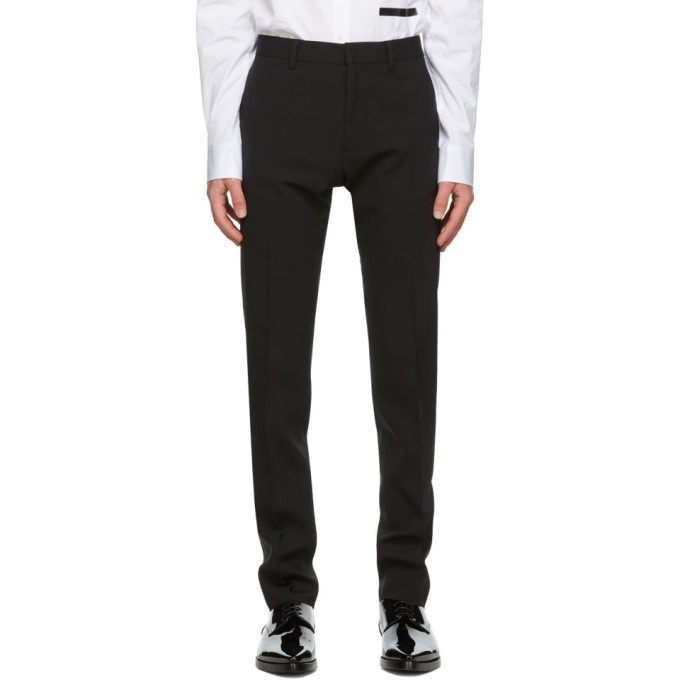 Photo: Dsquared2 Black Wool Cool Guy Fit Trousers