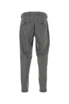 PT Torino Dark Grey Stretch Wool Pant