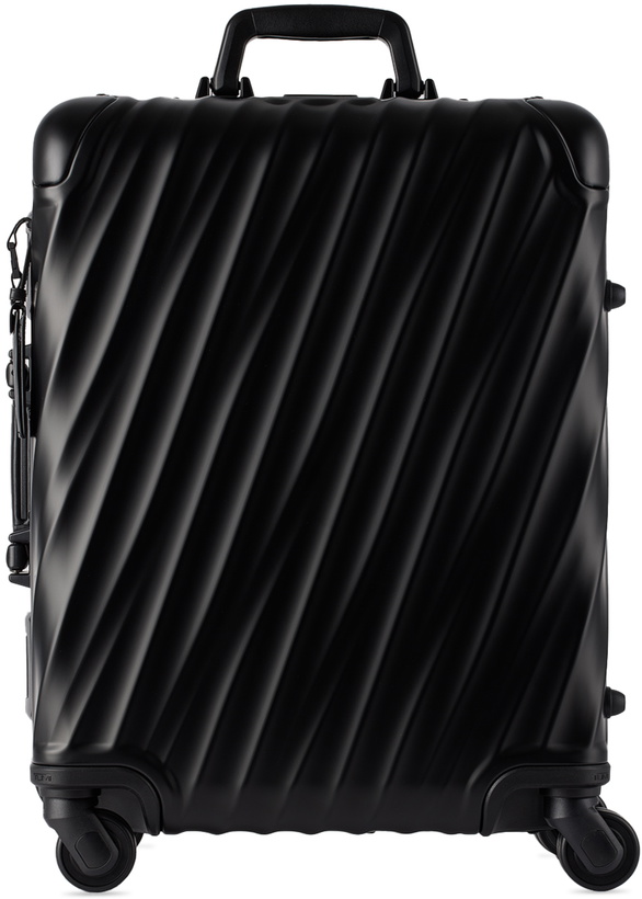 Photo: Tumi Black 19 Degree Aluminium Continental Carry-On Suitcase