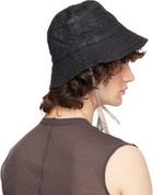 Rick Owens DRKSHDW Black Temple Gilligan Bucket Hat