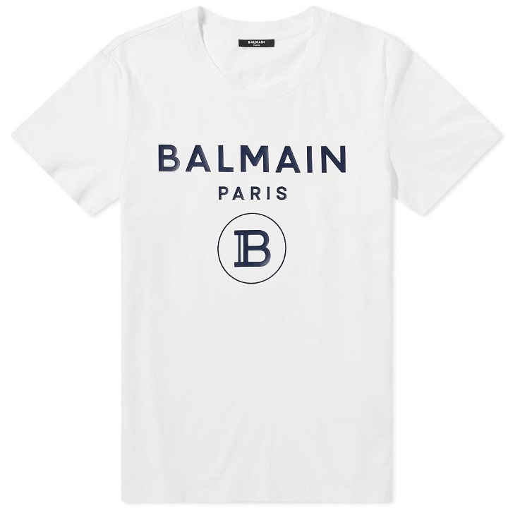 Photo: Balmain Rubber B Logo Tee