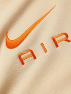 Nike - Sportswear Logo-Embroidered Cotton-Jersey Sweatshirt - Orange