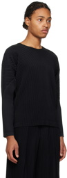 HOMME PLISSÉ ISSEY MIYAKE Black Basics Long Sleeve T-Shirt