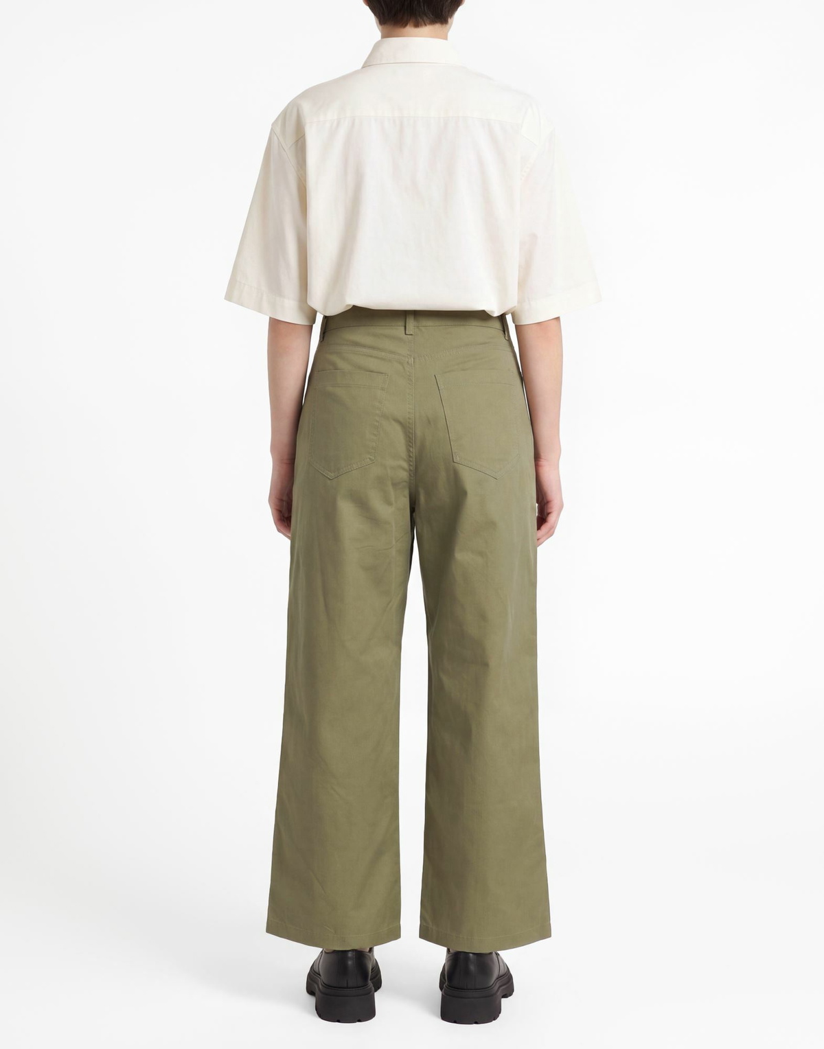 Roberto Collina Womens Pants in Sage green