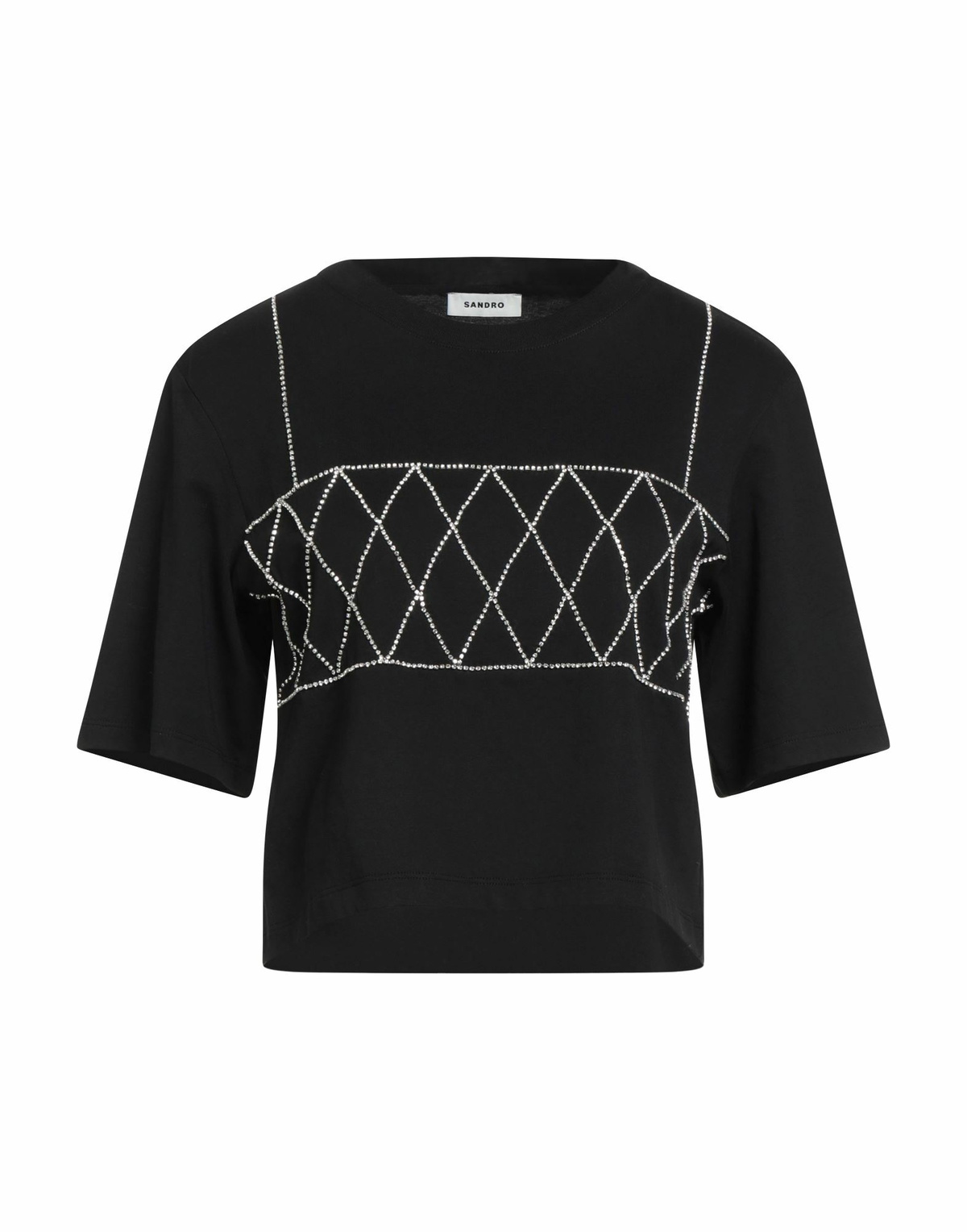 Sandro Womens T-shirt in Black