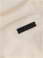 Fear of God - Logo-Appliquéd Cotton-Jersey Hoodie - Neutrals