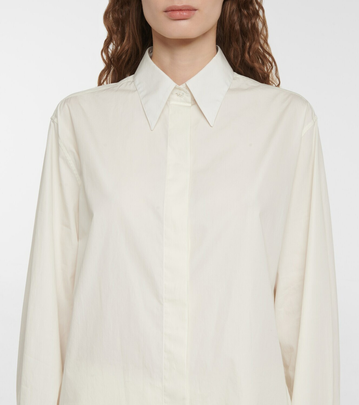 The Row Xime silk cady shirt The Row