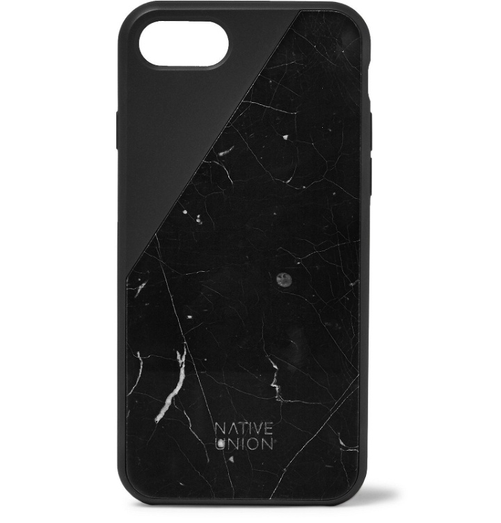 Photo: Native Union - Clic Marble and Rubber iPhone 7/8 Case - Black