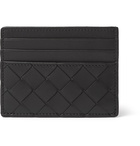 Bottega Veneta - Intrecciato Leather Cardholder - Black