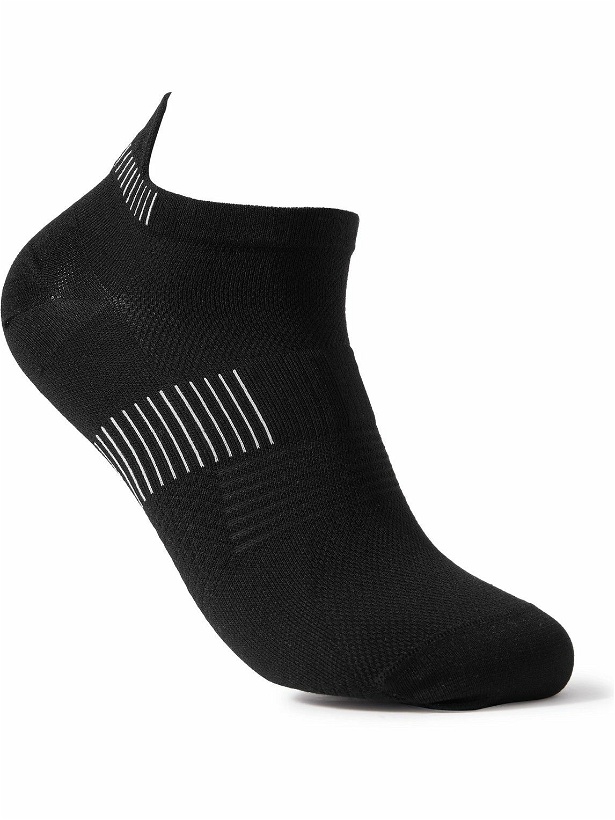 Photo: ON - Ultralight Recycled Stretch-Knit Socks - Black