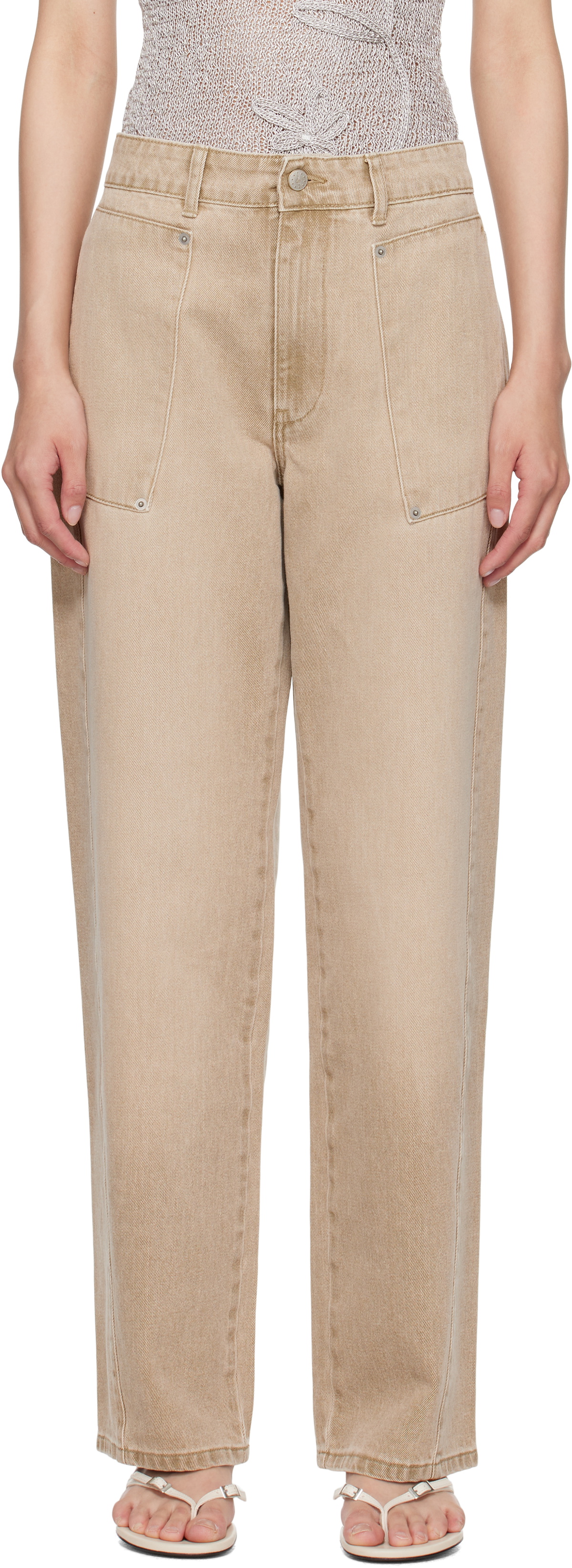 Paloma Wool Gray Orlando Jeans