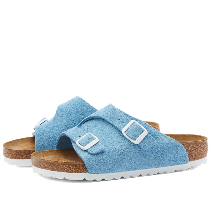 Photo: Birkenstock Zurich in Sky Blue Suede