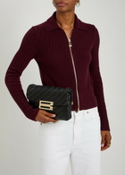Victoria Beckham Dorian Textured Leather Shoulder bag - Black - One Size