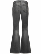 COURREGES - Zipped Denim Bootcut Jeans