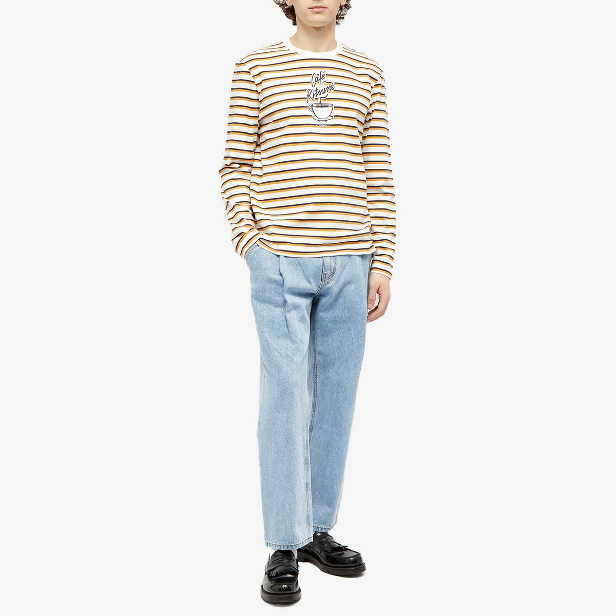 Maison Kitsuné Men's Cafe Kitsune Long Sleeve Coffee Cup