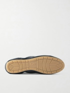 SAINT LAURENT - Lewis Full-Grain Leather Sneakers - Black