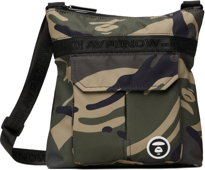Photo: AAPE by A Bathing Ape Khaki 'AAPE Now' Bag