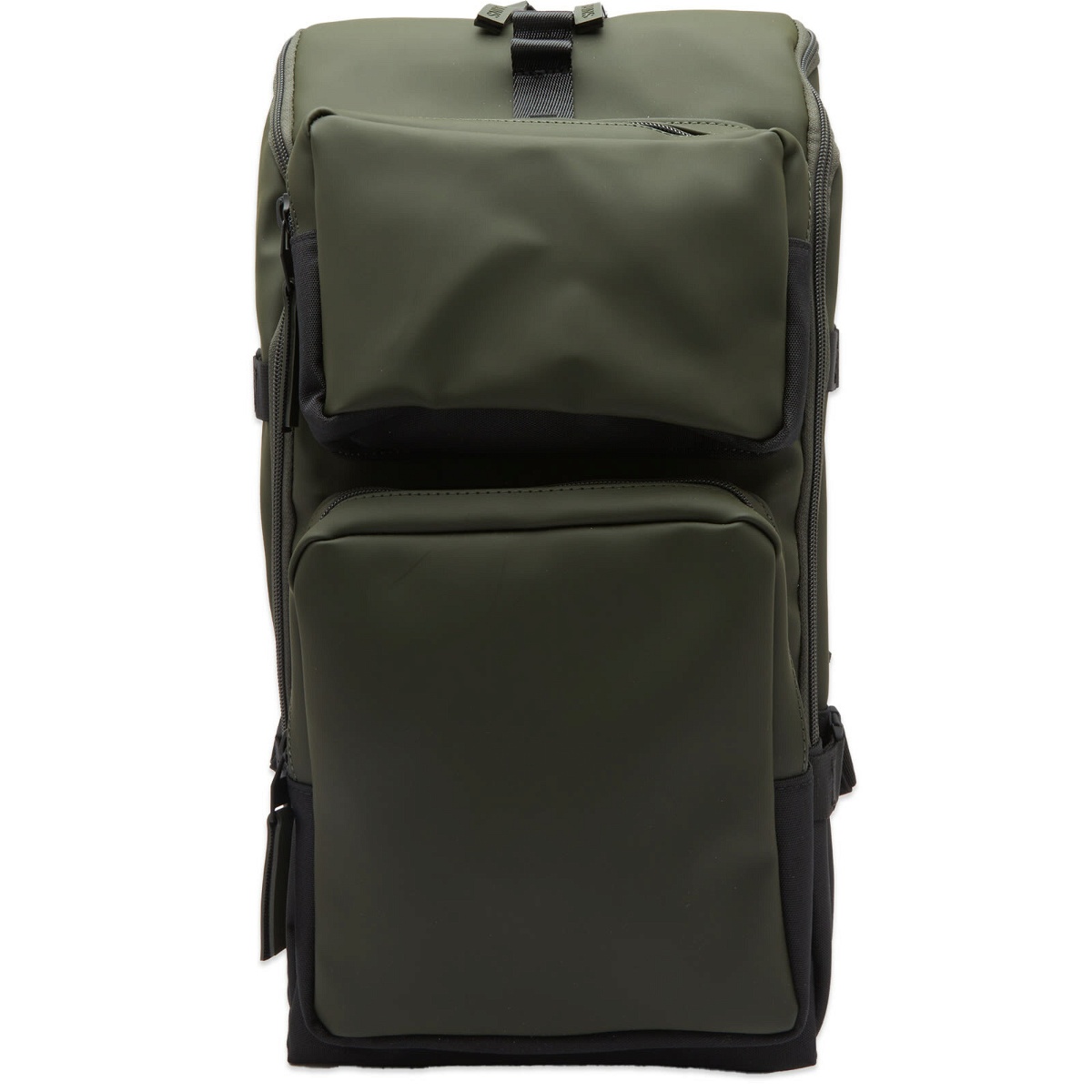 Photo: Rains Men's Trial Cargo Backpack in Green