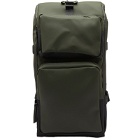 Rains Men's Trial Cargo Backpack in Green