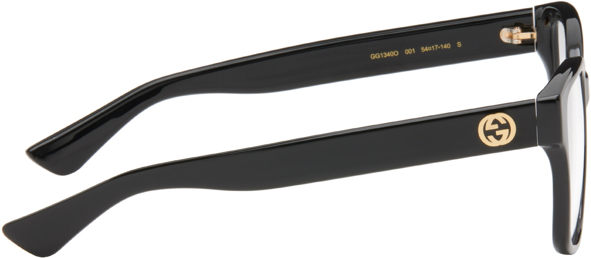 Gucci Black Large Square Acetate Glasses