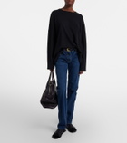 The Row Agnes 16 leather tote bag