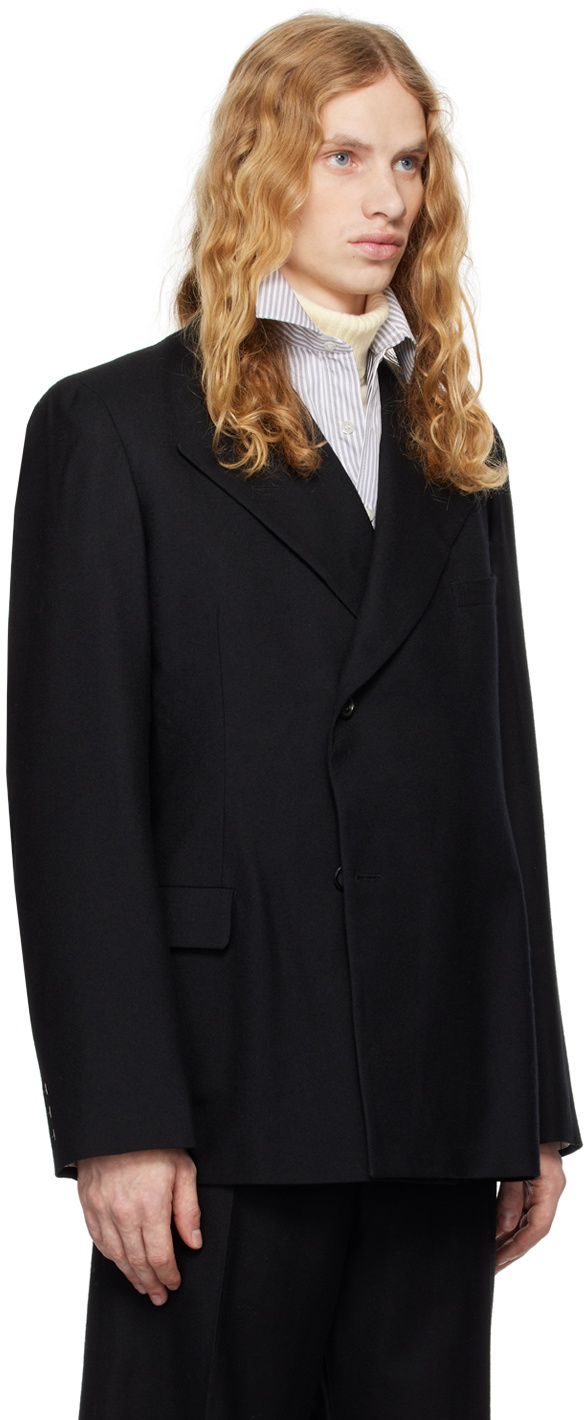 ジャケット Maison Margiela Black Mohair Blend Oversize Blazer Maison Margiela Black Mohair Blend Oversize Blazer | Lyst