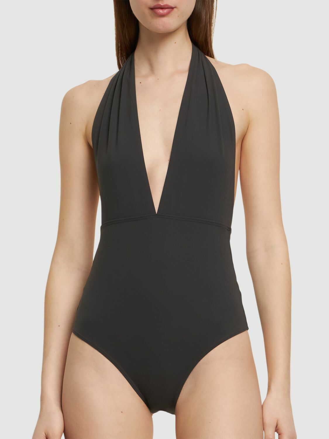 Toteme Halter Neck One Piece Swimsuit Toteme