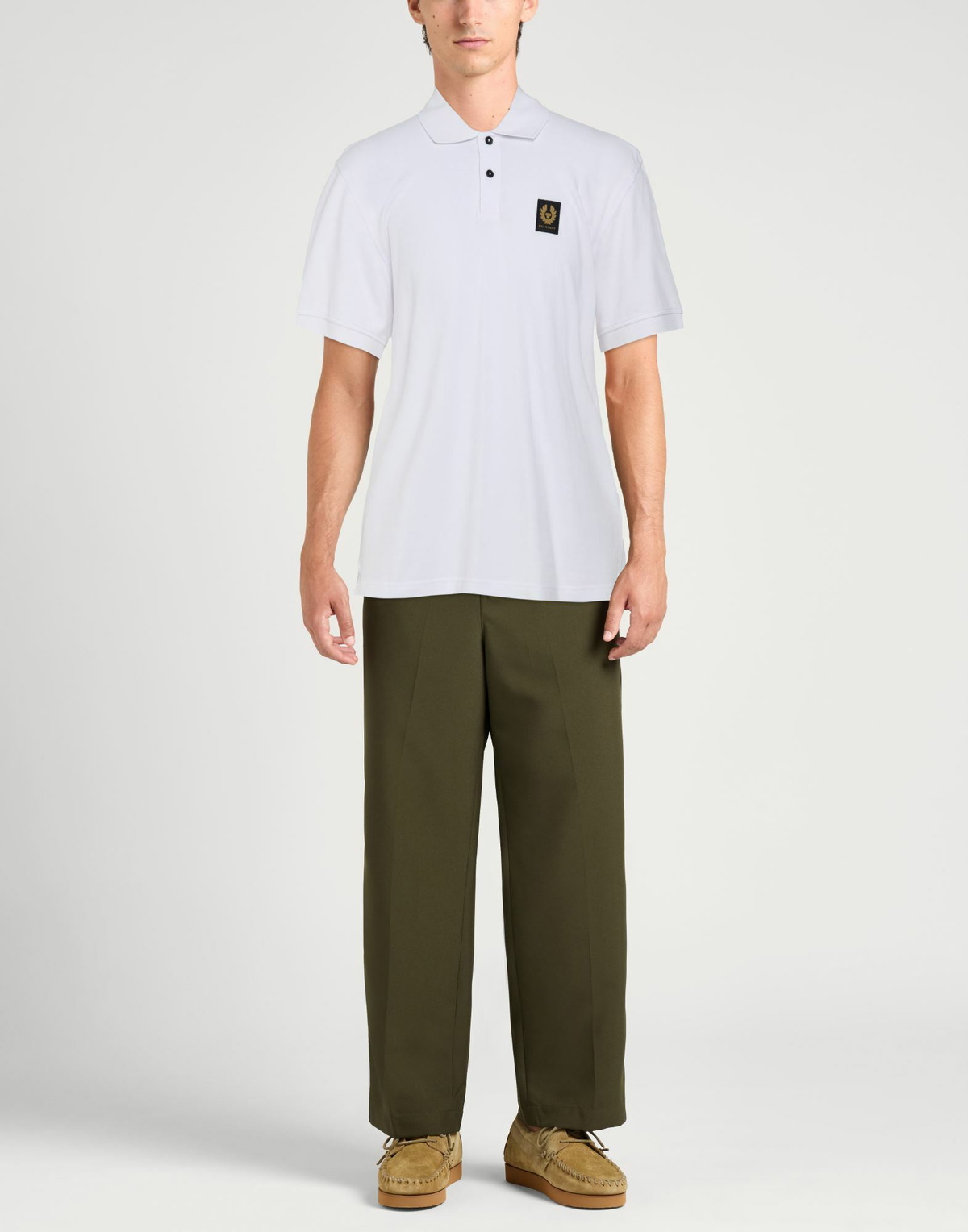 Belstaff Mens Polo shirt in White