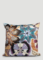 Passiflora Giant Print Large Cushion in Multicolour