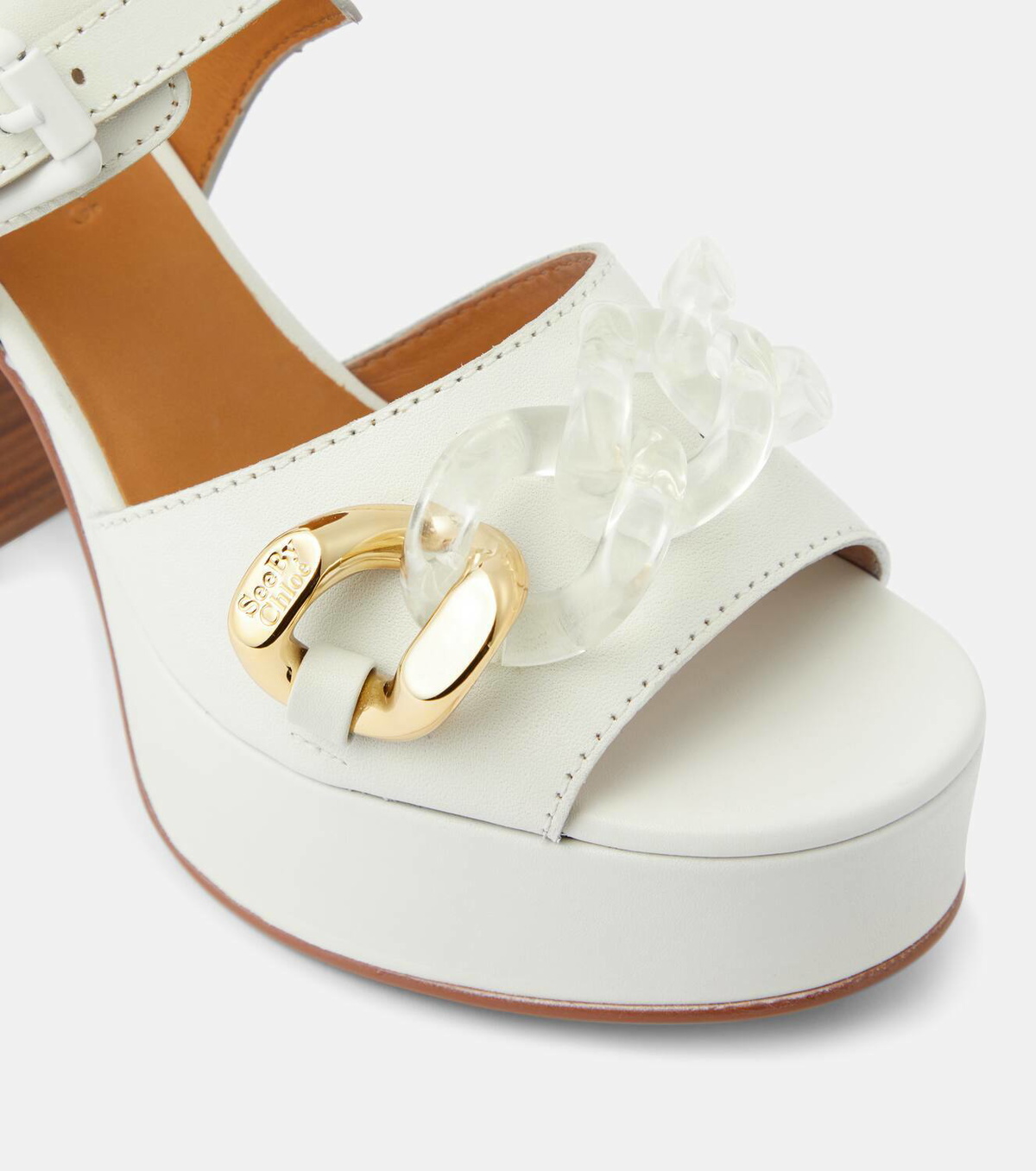See By Chloé Monyca leather platform sandals See by Chloe