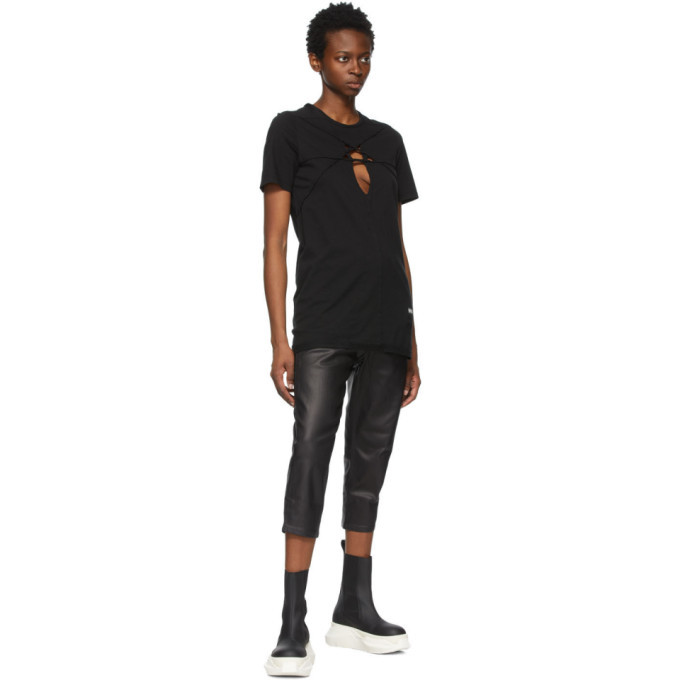 Rick Owens Drkshdw Black Collapse Cut Jeans Rick Owens Drkshdw Rick Owens Drkshdw Black Collapse Cut Jeans Rick Owens Drkshdw