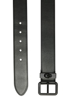 Alexander Mcqueen Skull Leather Belt Black