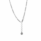 Alexander McQueen Men's Medallion Pendant Necklace in Silver