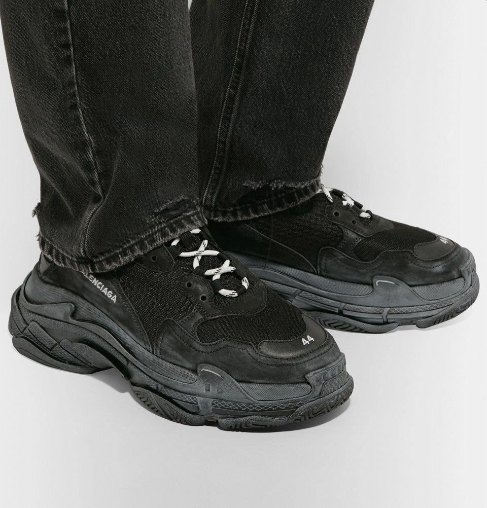 Balenciaga - Triple S Sneakers, Men, Black