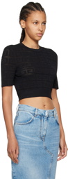 Givenchy Black Cropped T-Shirt