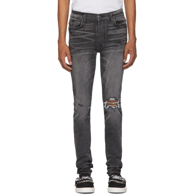 Photo: Amiri Grey Broken Jeans