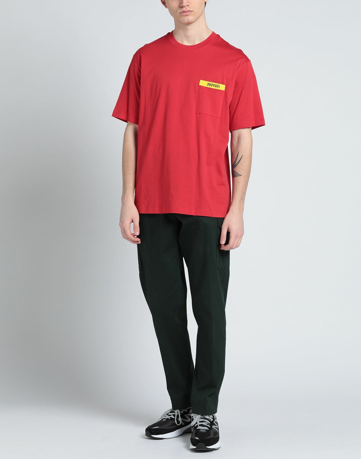Ferrari Mens T-shirt in Red