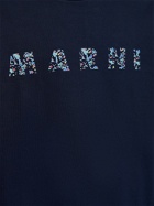 MARNI - Floral Logo Print Cotton Sweatshirt