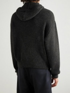 LEMAIRE - Knitted Hoodie - Brown