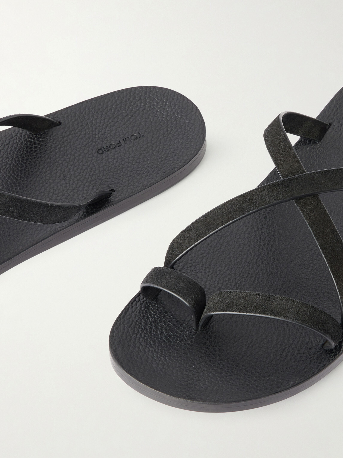 TOM FORD - Alfred Suede Sandals - Black